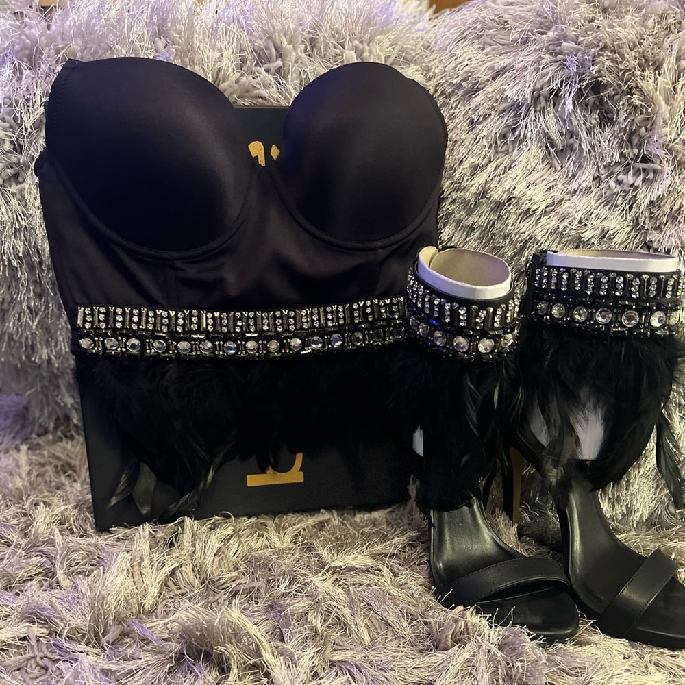 BeBe  shoes with the matching top